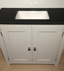 Granite Top Sink Bespoke Bathroom Vanity Cabinet